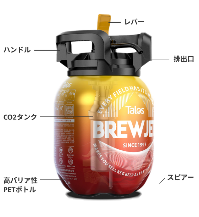 BONG Hemp CBD IPA - 5L Keg (家のみ)