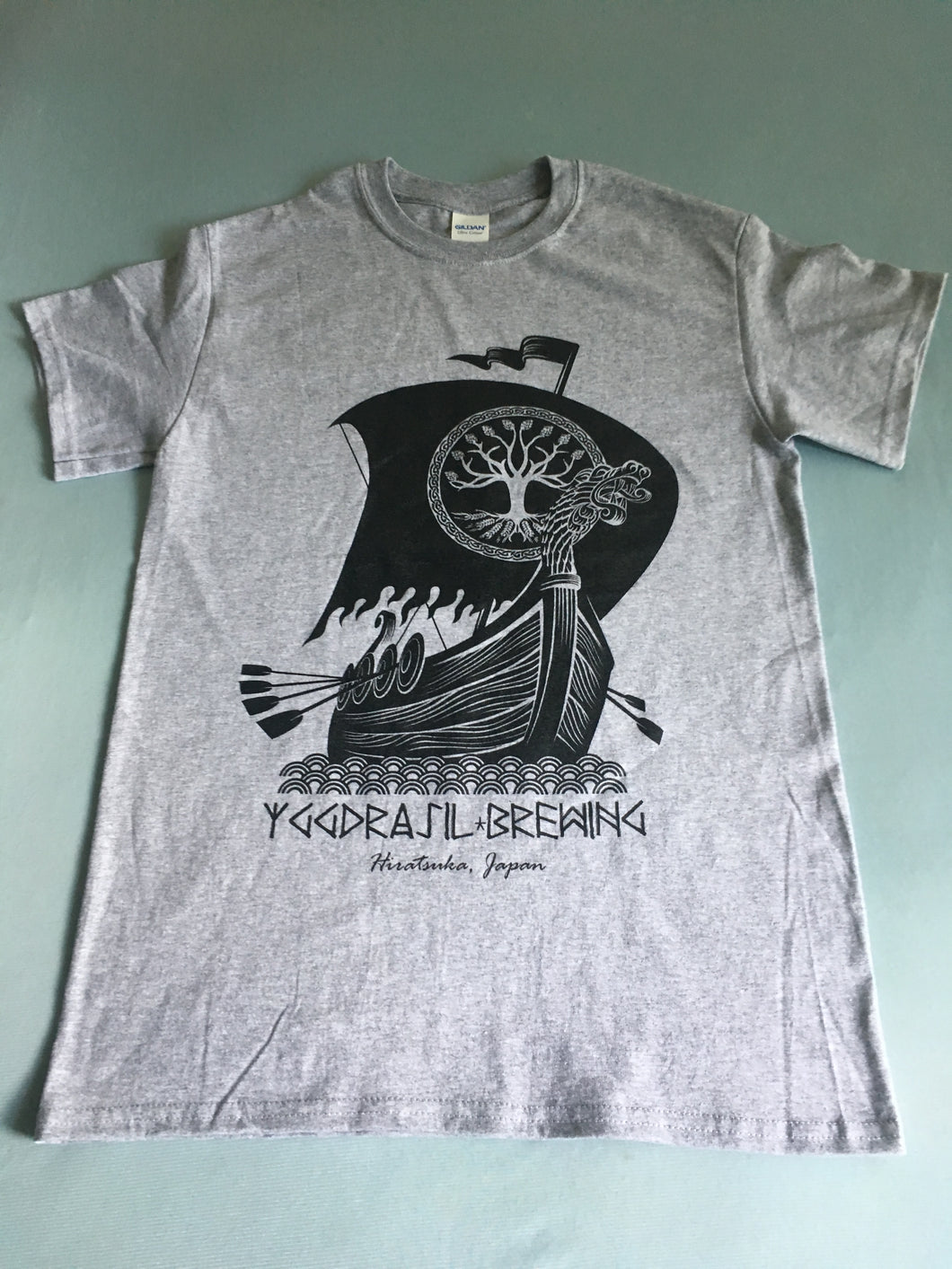 Official T-Shirt - Viking Drakkar - Gray